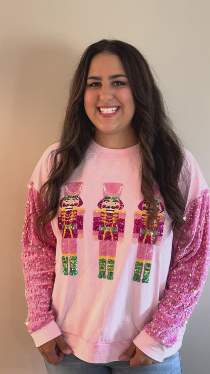 Sugarplum Nutcracker Pullover