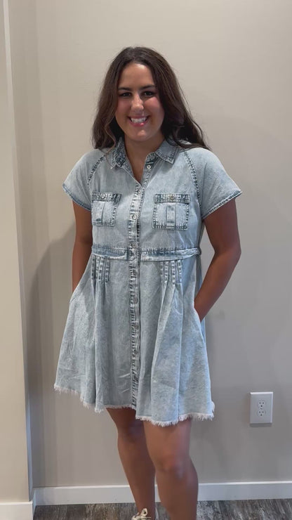 Denim Mini Dress