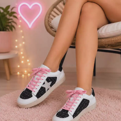 CORKYS ANOTHER ROUND BLACK TWEED SNEAKER FINAL SALE