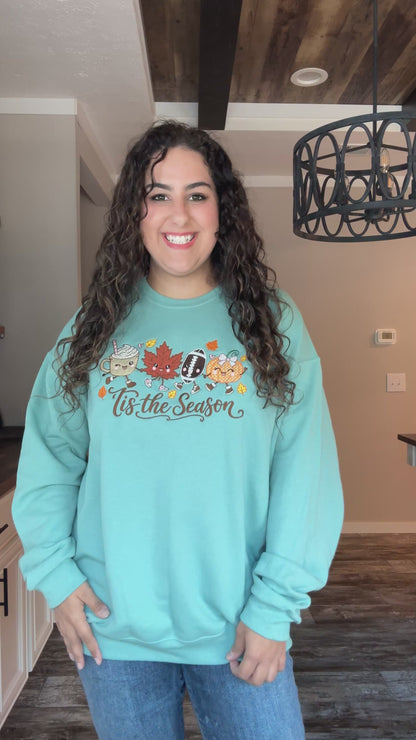 Tis the Season Embroidered Sweatshirt