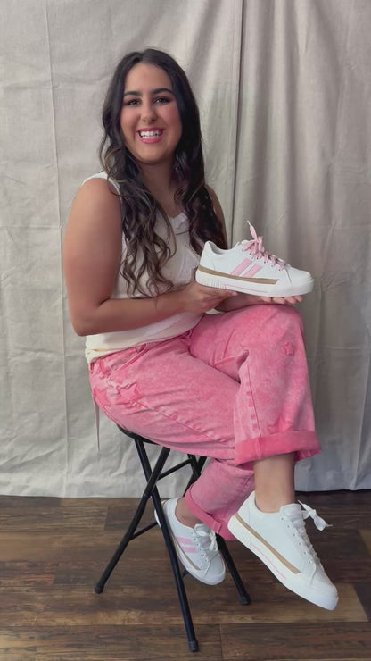 Corkys Thats Her Light Pink Sneaker