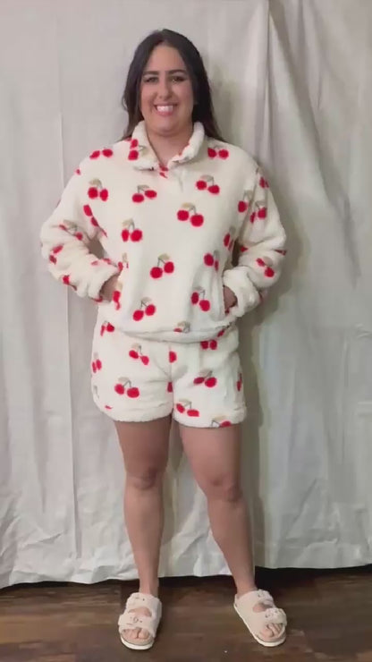 Cherry On Top Plush Lounge Set