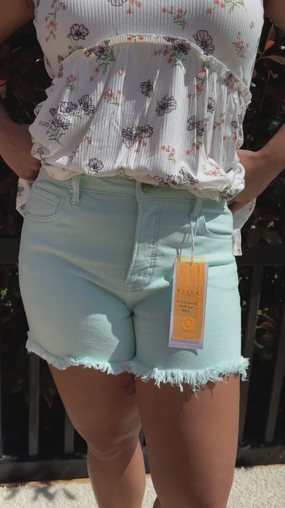 Mint Risen High Rise Tummy Control Shorts