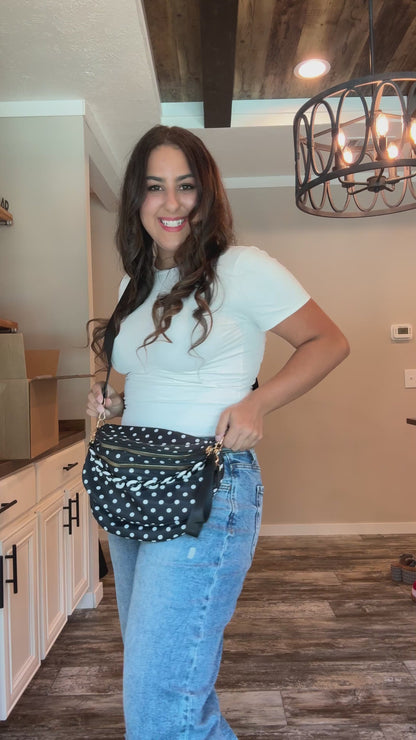 Polka Dot Crossbody Bag