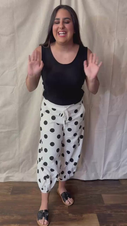 Spot On French Terry Balloon Pants