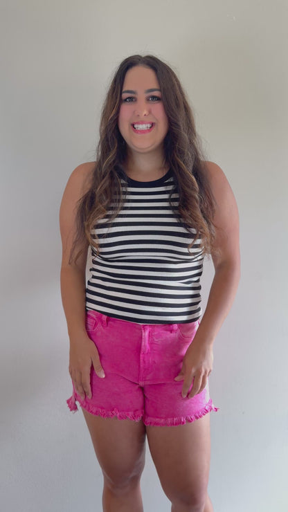 Hot Pink Weekend Shorts- Final Sale