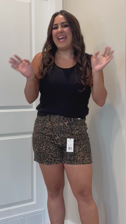 Leopard Shorts Judy Blue